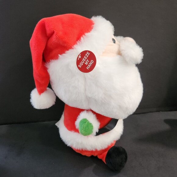 Cuddle Barn, Caroling Cutie's Santa Claus Plush Christmas Decoration Gift - Picture 2 of 10